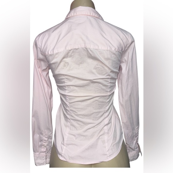 H&M Pink Fitted Button Down Shirt - Picture 4 of 7